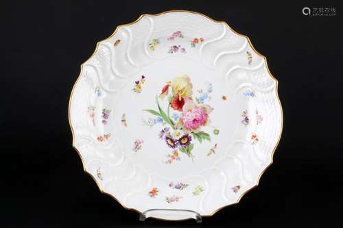 Meissen Neubrandenstein Flower Bouquet with Insects large ro...