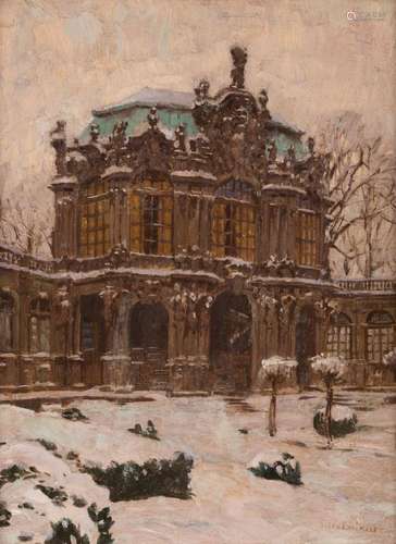 FRITZ BECKERT FRITZ BECKERT WALLPAVILION IM WINTER (1935)