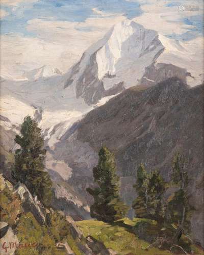 GEORG MACCO GEORG MACCO GEBIRGSLANDSCHAFT MIT ORTLER