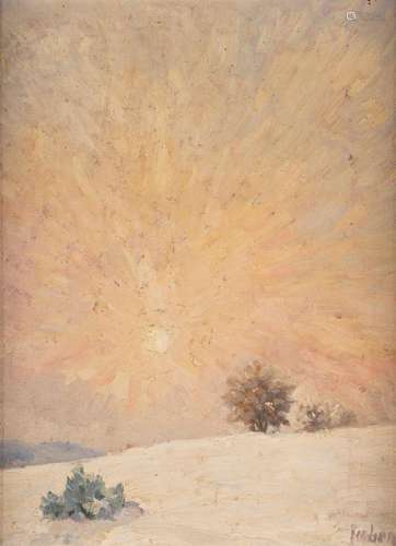 CARL FABER CARL FABER SONNIGE WINTERLANDSCHAFT