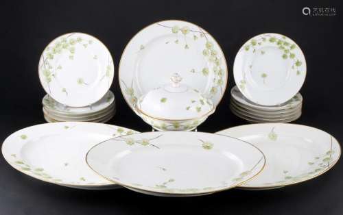 Royal Copenhagen Green Daisies dinner service for 6 persons,...
