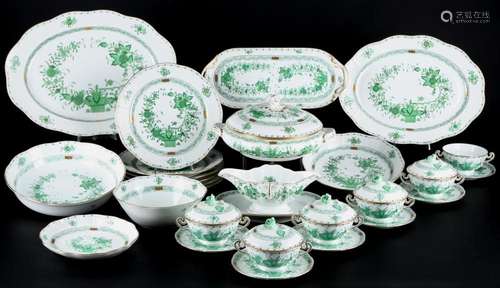 Herend FV Fleur des Indes extensive dining porcelain, umfang...