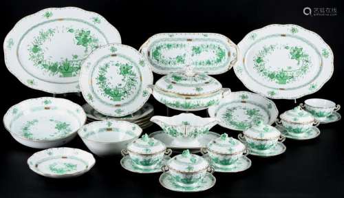 Herend FV Fleur des Indes extensive dining porcelain, umfang...