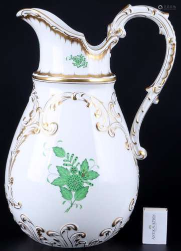 Herend Apponyi Vert large water pitcher 7682, riesiger Wasse...