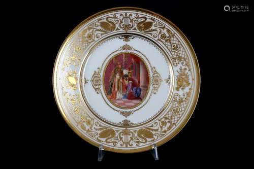 Ambrosius Lamm Dresden splendor plate Tannhäuser, Punkteller...