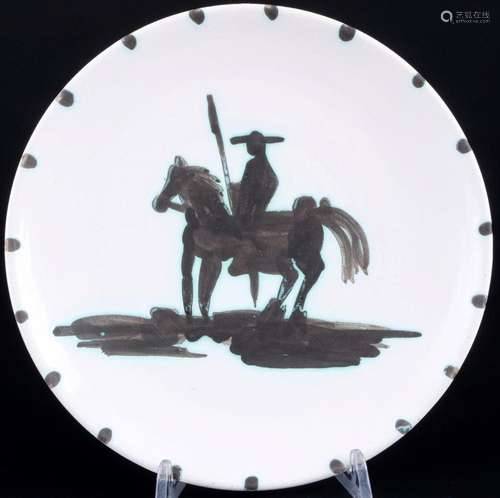 Pablo Picasso (1881-1973) Madoura Plein Feu splendor plate, ...