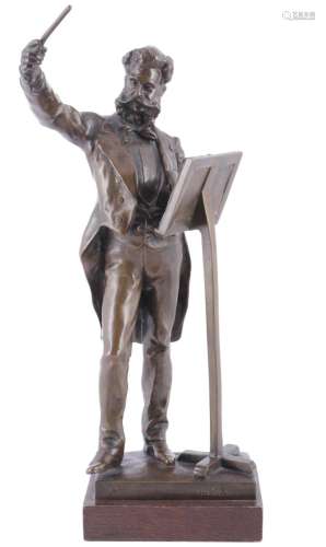 Viktor Oskar Tilgner (1844-1896) bronze Johann Strauss,