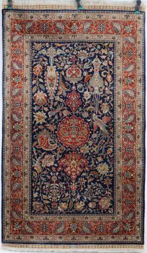 Silk carpet, Seidenteppich