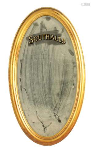 AN EARLY 20TH CENTURY ADVERTISING MIRROR