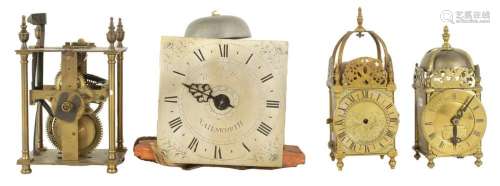 A COLLECTION OF FOUR CLOCK