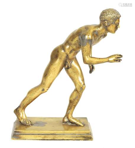 A LATE 19TH CENTURY FIGURAL BRONZE