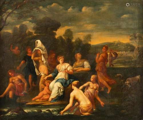 NICOLAS POUSSIN (IN DER ART DES) DIANA UND ACTAEON