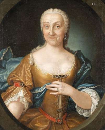 LEONARD BLANKART PAAR ADELSBILDNISSE, UM 1746/1748