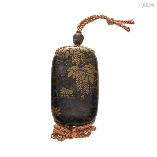 MASAYOSHI A lacquer five-case inr&#333;Edo period (1615-...
