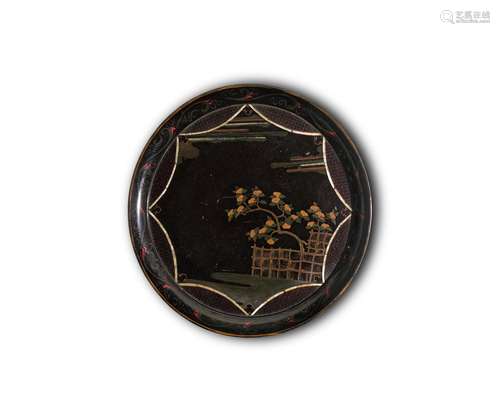 A RY&#362;KY&#362; LACQUER TRAY Ry&#363;ky&#...