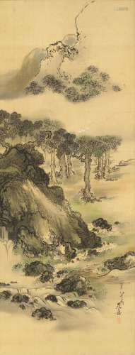 SHIBATA ZESHIN (1807-1891) Landscape Meiji era (1868-1912), ...
