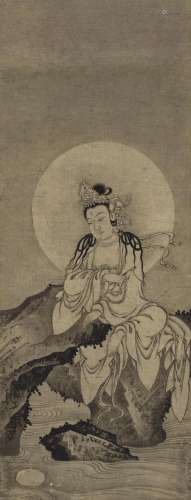 ANONYMOUS Suigetsu Kannon (Water-Moon Avalokiteshvara) Edo p...