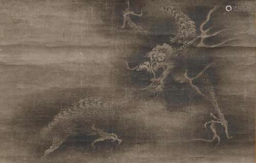 SESSON SH&#362;KEI (CIRCA 1492-1577) Dragon in CloudsMur...