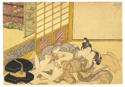SUZUKI HARUNOBU (1725-1770) Edo period (1615-1868), circa 17...