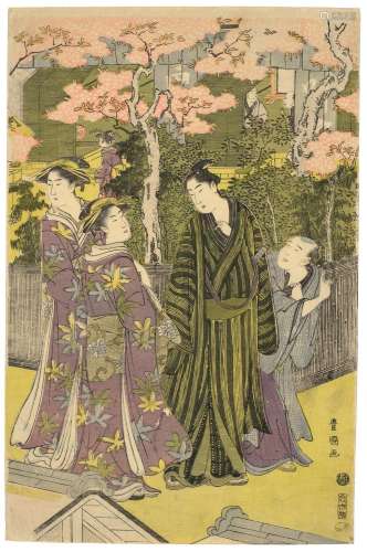 UTAGAWA TOYOKUNI I (1769-1825) Edo period (1615-1868), circa...