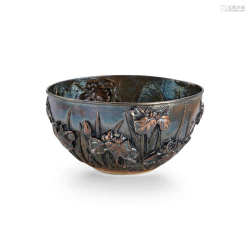 WATANABE WORKSHOP (ACTIVE LATE 19TH CENTURY) A Silver BowlMe...