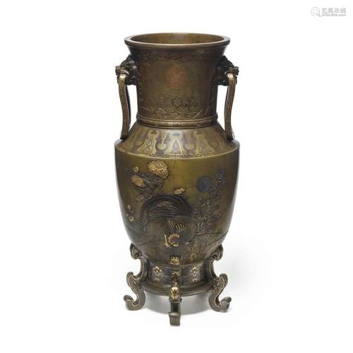 Y&#362;I WORKSHOP (ACTIVE LATE 19TH CENTURY) A Large Inl...