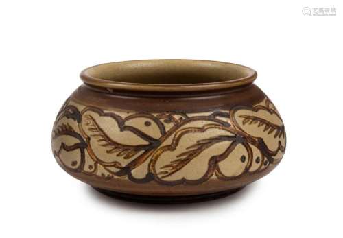 AGNETE HOY English pottery bowl, circa 1950, 9cm high, 18cm ...