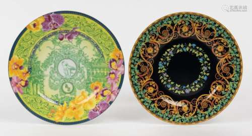 VERSACE "D.V. Floralia" porcelain side plate by Ro...