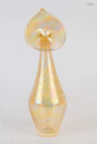 STEUBEN (attributed) American iridescent art glass Jack in t...