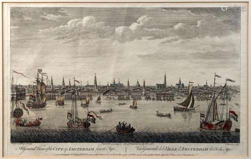 PETER VAN RYNE (1712 - 1760), General View of the City of Am...