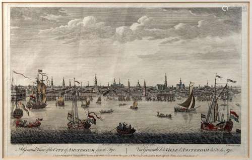 PETER VAN RYNE (1712 - 1760), General View of the City of Am...