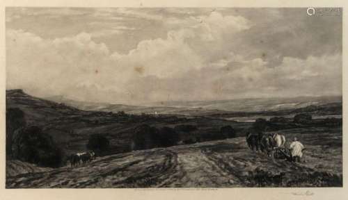 SIR FRANCIS (FRANK) SHORT (British 1857-1945), (rural scene)...