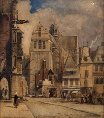 ARTIST UNKNOWN (France, 19th century), Saint Quentin, Northe...