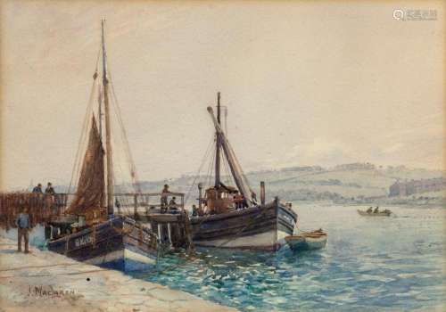 JAMES MacLAREN (active c.1881-1917), (fishing boats, Scotlan...