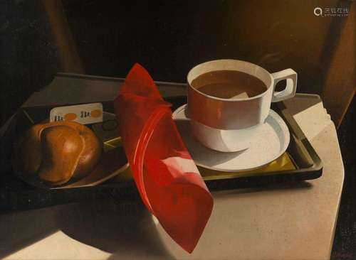 GEOFF WILLIAMS (New Zealand, 1966 - ), Jet Breakfast, oil on...