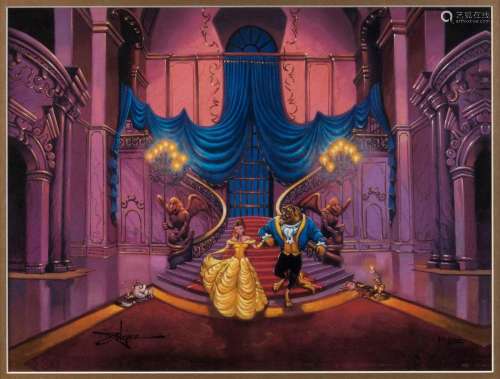 A Tale as Old as Time  giclee print on canvas (32x40cm) by R...