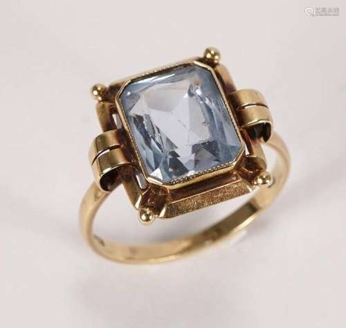 Aquamarine ring