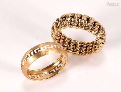 Two gold rings