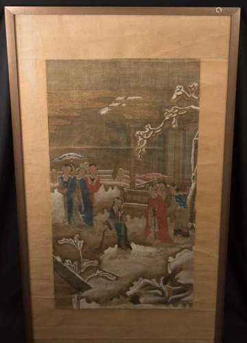 Japanese scroll painting