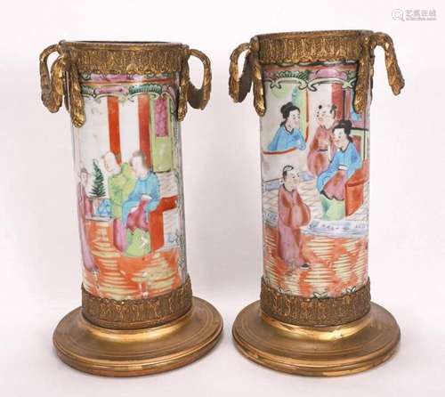 Pair of ornamental vases