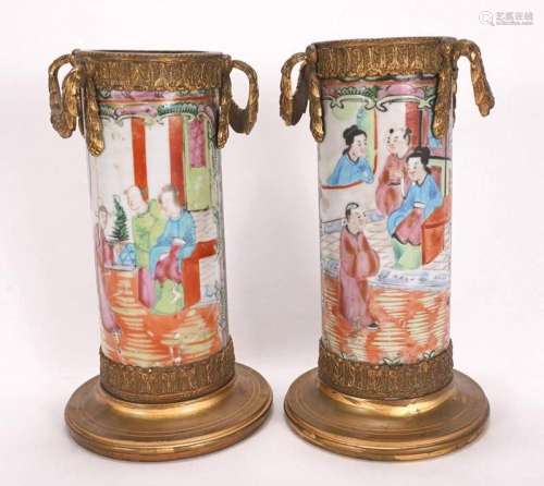 Pair of ornamental vases