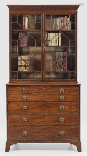 Chippendale Secretaire-Bookcase