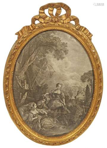 Paar Bilderrahmen im Louis XVI-Stil