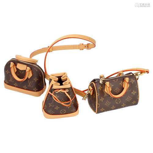 LOUIS VUITTON Umhängetasche "TRIO MINI ICONES".