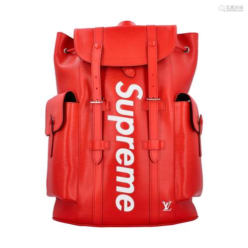 LOUIS VUITTON x SUPREME Rucksack "CHRISTOPHER BACKPACK ...