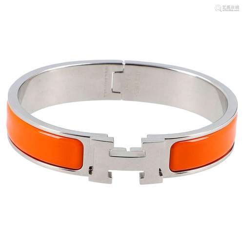 HERMÈS Armreif "CLIC H", NP.: 575,-€.