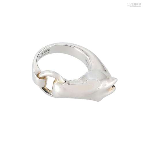 HERMÈS Ring "GALOP", Gr. 54 (kleines Modell).