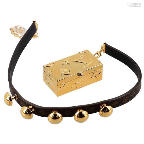 LOUIS VUITTON Choker "STUDDY", Koll.: 2018.