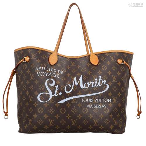 LOUIS VUITTON Shopper "NEVERFULL ST. MORITZ GM", K...