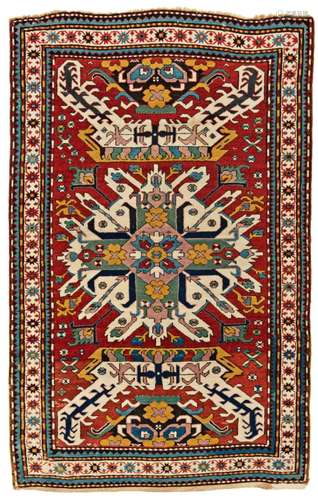 Sunburst Eagle Kazak (Chelaberd) Rug